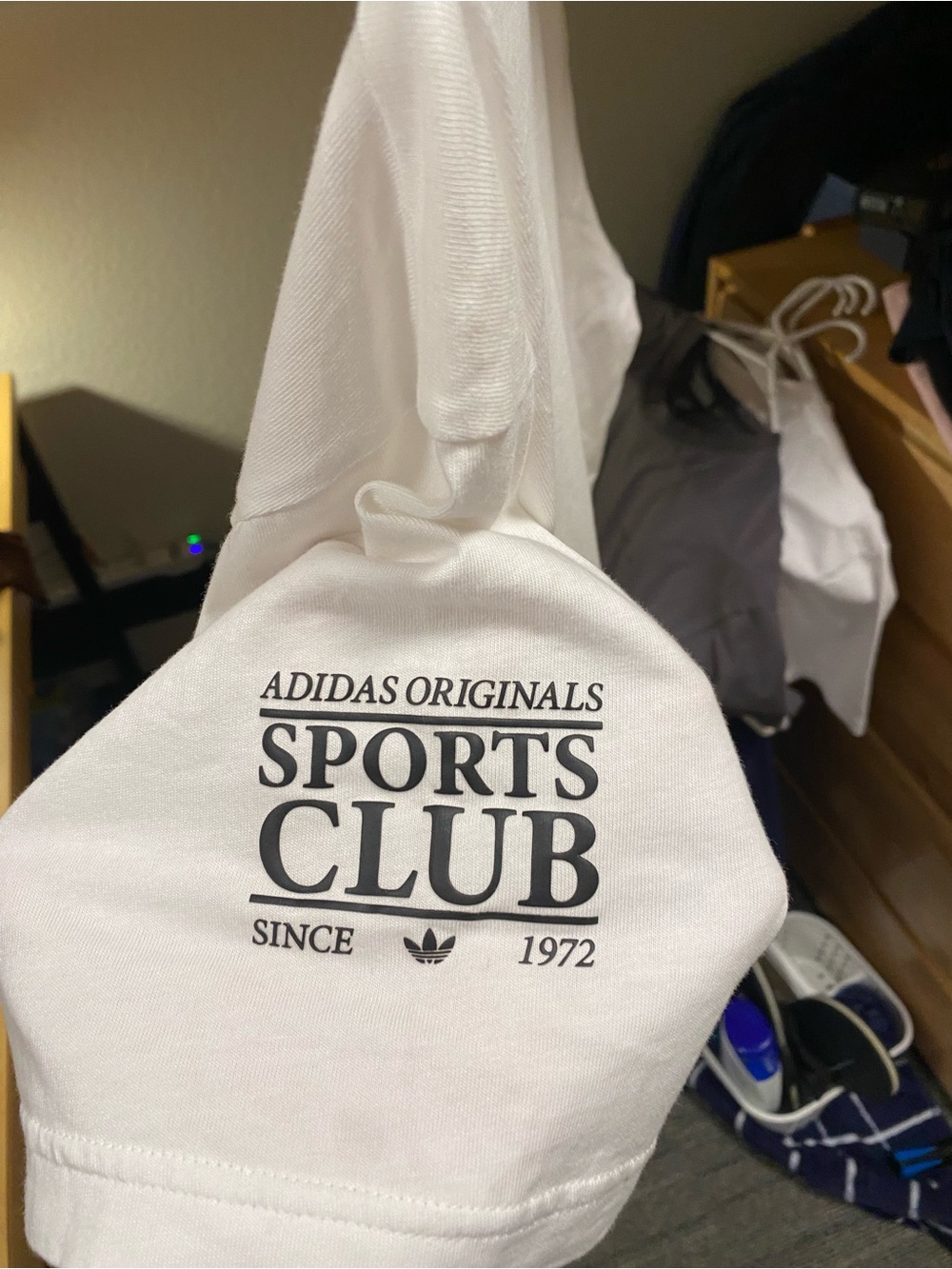 adidas Sports Club White Sling Belt Bag